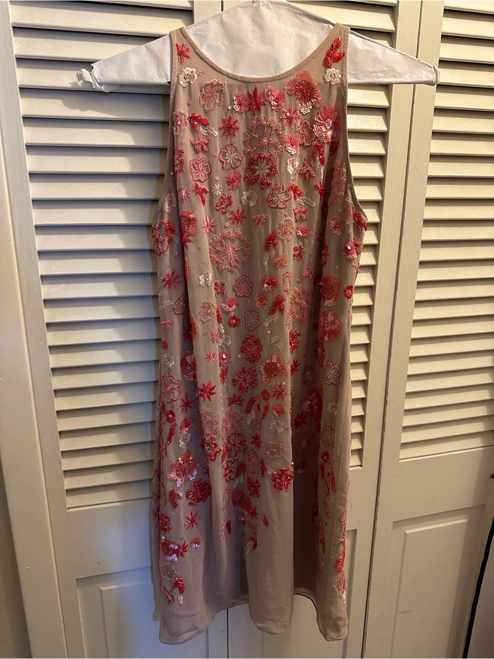 Aidan Mattox Blush Pink Evening Dress